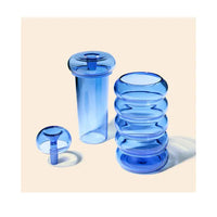 NWTN Home Bolla Gravity Bong premium glass water pipe for smooth smoking - lapis apart