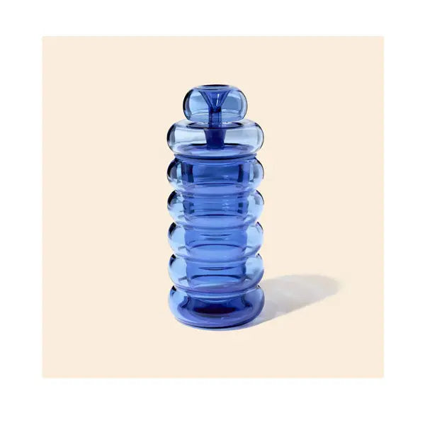 NWTN Home Bolla Gravity Bong premium glass water pipe for smooth smoking - lapis