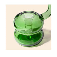 NWTN Home Bollo glass bubbler for smooth dry herb smoking - emerald close