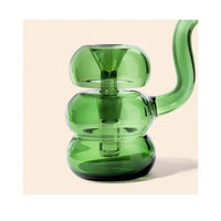 NWTN Home Bollo glass bubbler for smooth dry herb smoking - emerald side