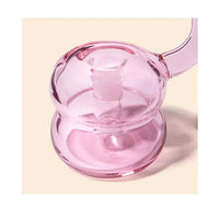 NWTN Home Bollo glass bubbler for smooth dry herb smoking - petal close
