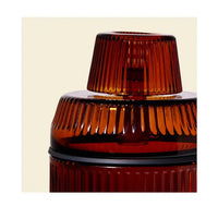 NWTN Lapis Gravity Bong – Fast shipping Australia-wide home deco waterpipe - baltic amber close side