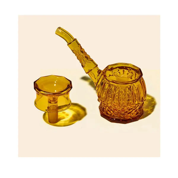 NWTN Home Highball Bubbler – Premium Glass Water Pipe for Smooth Smoking - honeycomb apart