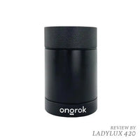 Ongrok Metal Storage Jar 14g 180ml - Fast Shipping Australia-Wide Secure Airtight Container - black front