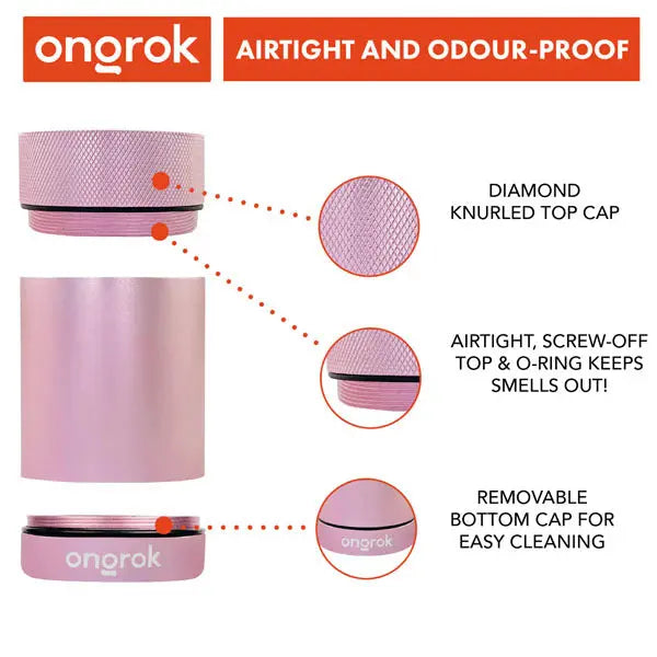 Ongrok Metal Storage Jar 14g 180ml - Fast Shipping Australia-Wide Secure Airtight Container - components