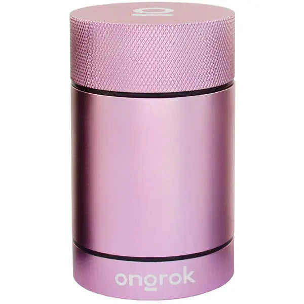 Ongrok Metal Storage Jar 14g 180ml - Fast Shipping Australia-Wide Secure Airtight Container - pink front
