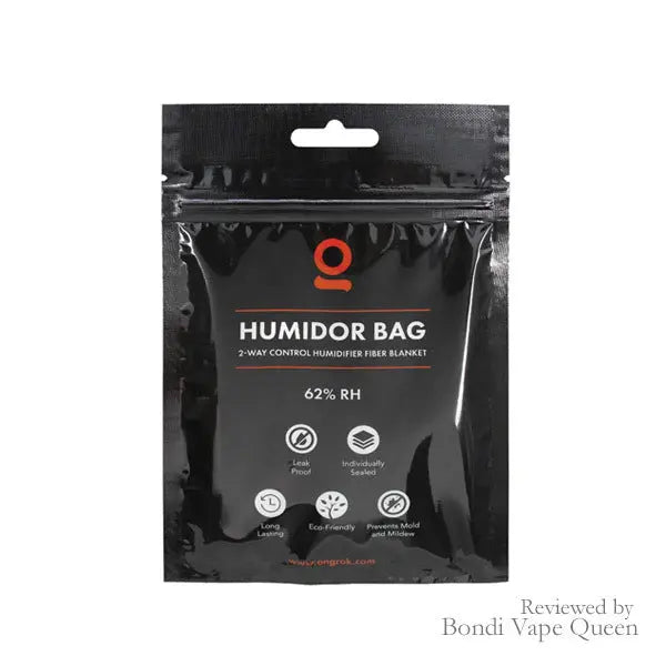 Ongrok 62%RH Humidor Bag 21g – Fast shipping Australia-wide
