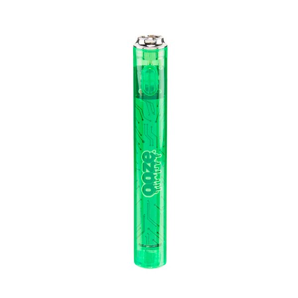 Ooze 400mAh Slim Clear Series 510 Vape Battery green
