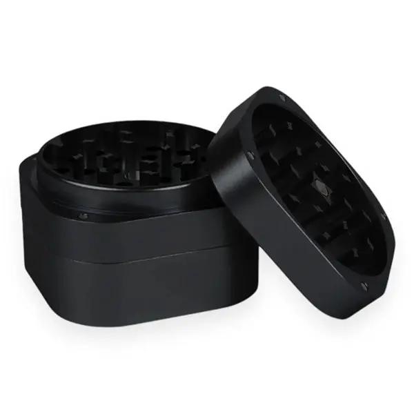 Pax 3-Piece Magnetic Herbal Grinder Black – premium design, fast shipping Australia-wide - open
