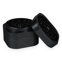 Pax 3-Piece Magnetic Herbal Grinder Black – premium design, fast shipping Australia-wide - open