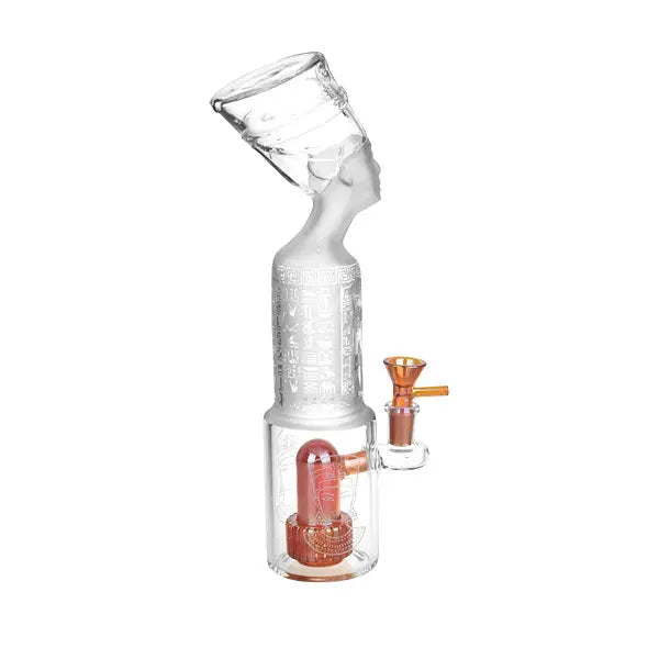 Pharoah Head frosted glass water pipe with fast shipping Australia-wide - right