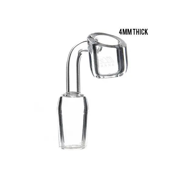 Piranha 90° Quartz Banger 14mm Male – 4mm thick, sloped top, fast shipping Australia-wide
