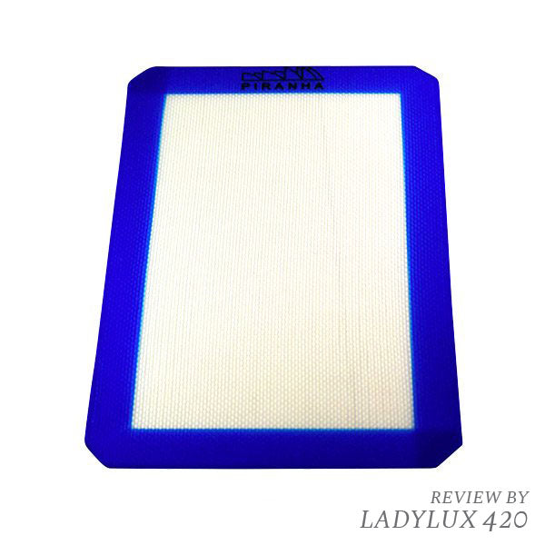 Piranha Silicone Dab Mat 8" x 12" - Blue