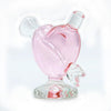 Planet X Flower Power Cupids Heart-Shaped Pink Bubbler copy