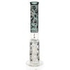 Prism Skull Honeycomb Water Pipe with White Collar – Fast shipping Australia-wide - side