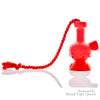 Puff Palz 6_' Tug & Toke Water Pipe Dog Toy Red