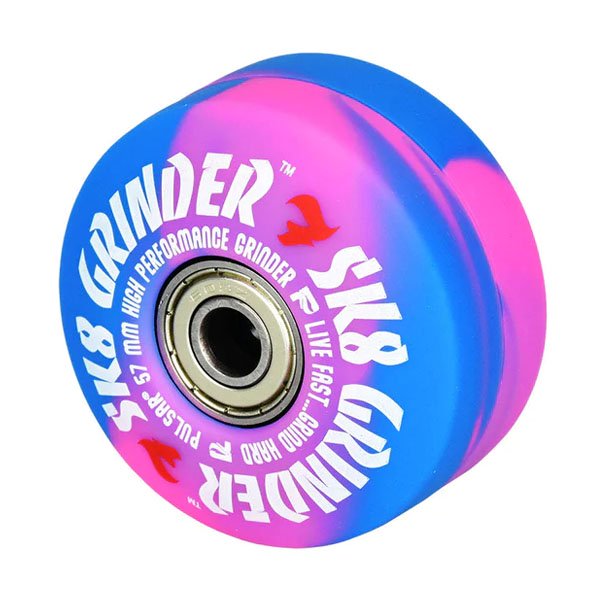 Pulsar SK8 Grinder UV Swirl – 3pc 2.2" with fast shipping Australia-wide - purple blue