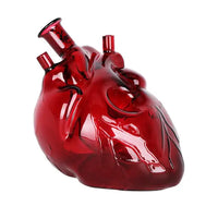 Pulsar Be Still My Heart Glass Hand Pipe – Decorative Smoking Pipe - left