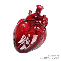 Pulsar Be Still My Heart Glass Hand Pipe – Decorative Smoking Pipe 