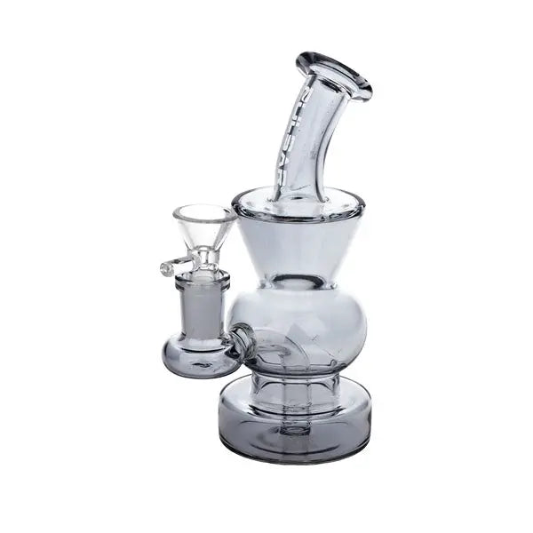Pulsar Bent Neck 5.75" Water Pipe Travel Set Basic Black – Fast Shipping Australia-Wide - bong
