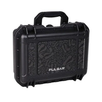 Pulsar Bent Neck 5.75" Water Pipe Travel Set Basic Black – Fast Shipping Australia-Wide - case