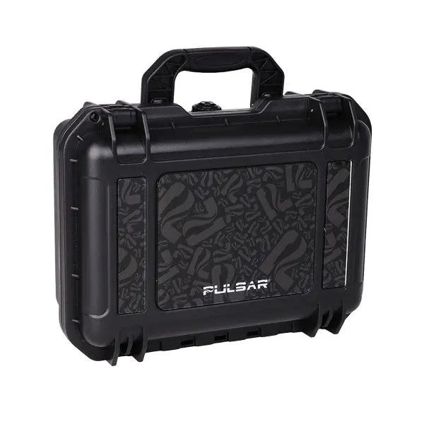 Pulsar Bent Neck 5.75" Water Pipe Travel Set Basic Black – Fast Shipping Australia-Wide - case