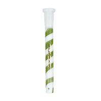 Pulsar Candy Stripe Downstem 14mm 4.5″ Green