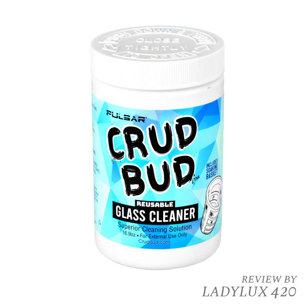 Pulsar Crud Bud Reusable Isopropyl Alcohol Glass Cleaner w/Soaking Basket - 16.9oz/500ml