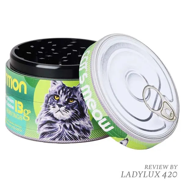 Pulsar V3 4-piece aluminium grinder cat food design herb grinder durable stylish