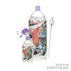 Pulsar Graffiti Dopebot glass herb pipe duo – fast shipping Australia-wide