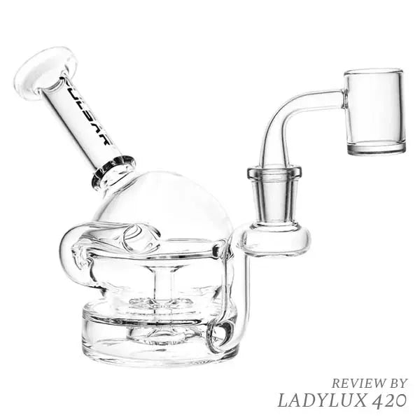 Pulsar Sphere Glass Recycler Rig clear dab rig with recycler function for smooth hits - right