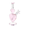 Pulsar Stacked Hearts 10" Glass Water Pipe with fast shipping Australia-wide-side