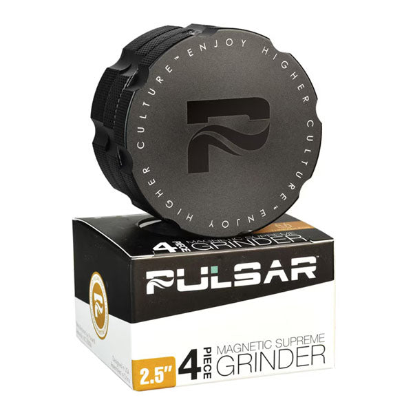 Pulsar 2.5" Fully Magnetic Supreme 4-Piece Grinder