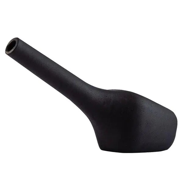 RYOT 6” Matte Black Glass Spoon, sandblasted finish, fast shipping Australia-wide - side

