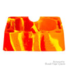 Randy's-Square-Silicone-Ashtray-Red-Yellow