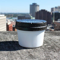 Re_Stash 4oz Mason Storage Jar with Silicone Koozie White
