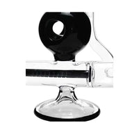 SMOKEA 8" Swiss Ball dab rig with inline percolator for smooth filtration-close up