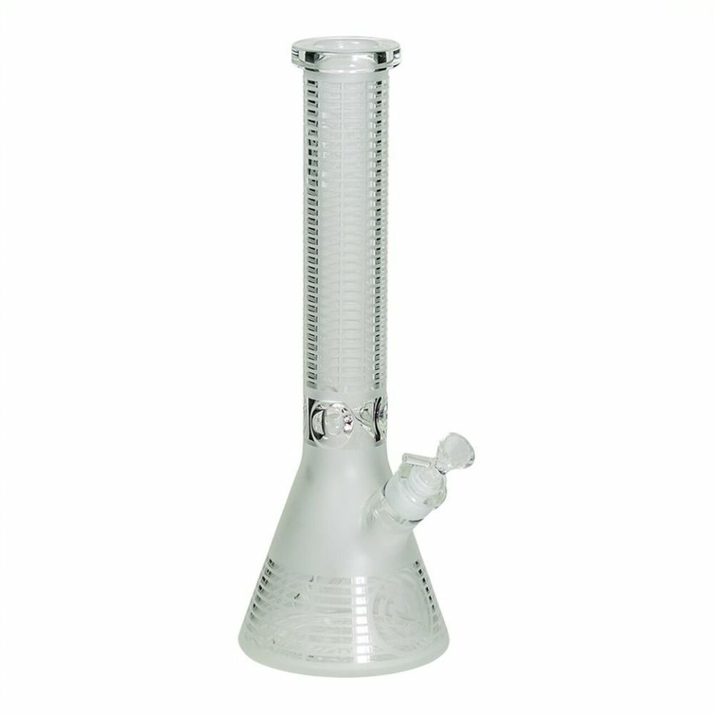 Sci-Fi Glass Galaxy 9mm 18" Etched Beaker Bong – Fast Shipping Australia-Wide
