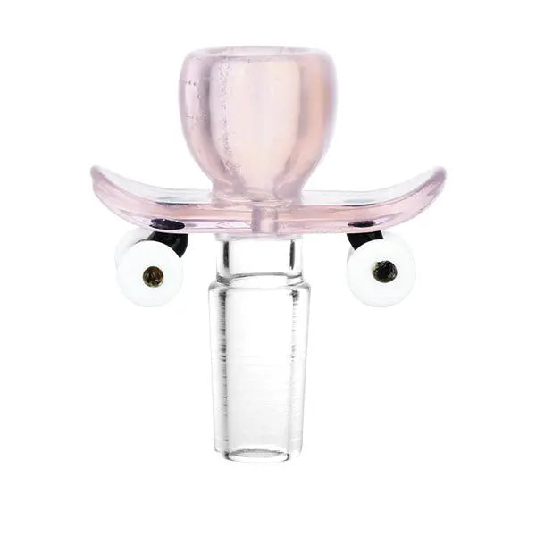 Skate Life Herb Slide 14 Male – premium glass piece with fast shipping Australia-wide - pink