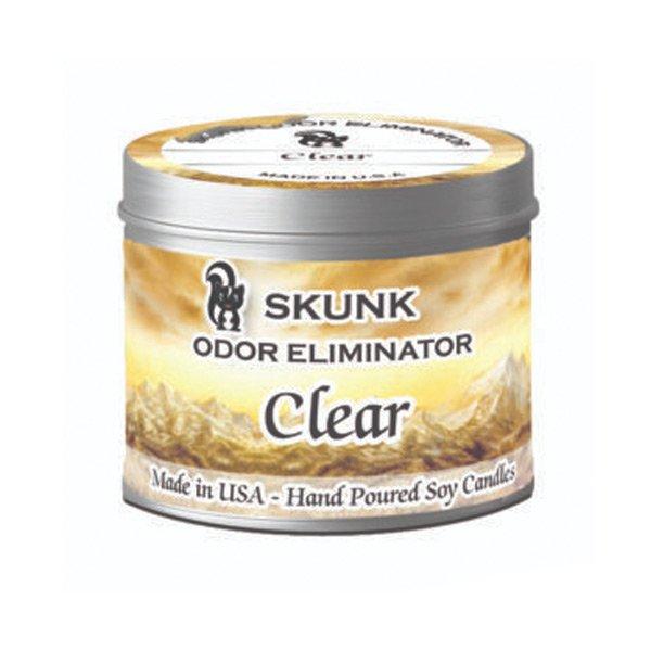 Skunk Smoke Odor Eliminator 5oz_142g Soy Candle – Clear