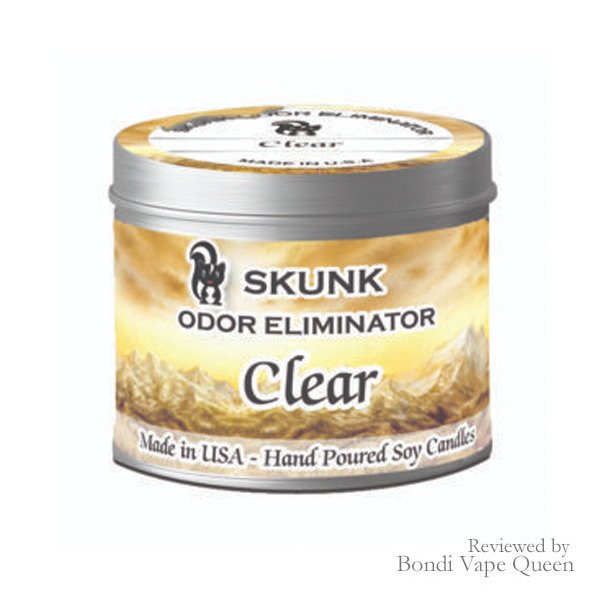 Skunk Smoke Odor Eliminator 5oz_142g Soy Candle – Clear