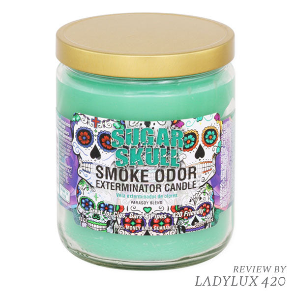 Smoke Odor Exterminator Odour Destroying Candle 13oz - Sugar Skull