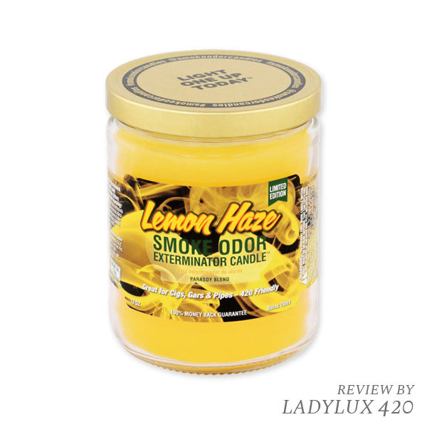 Lemon Haze Smoke Odor Exterminator Candle 13oz – Limited Edition scent eliminator