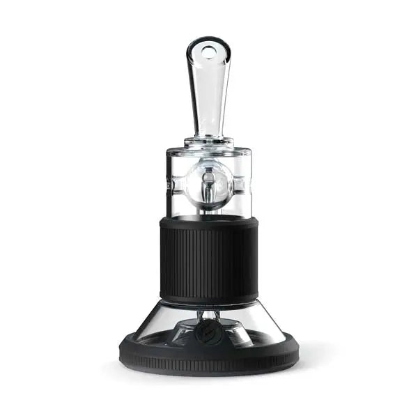 Softglass Onyx borosilicate glass tandem mason perc dab rig kit for smooth dabs - front