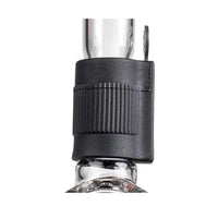 Softglass Onyx bubbler, borosilicate glass with silicone core, durable smoking pipe - grip