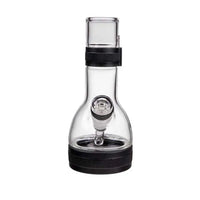 Softglass Core Series onyx water pipe, borosilicate glass silicone hybrid bong - front