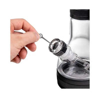Softglass Core Series onyx water pipe, borosilicate glass silicone hybrid bong - pinhole