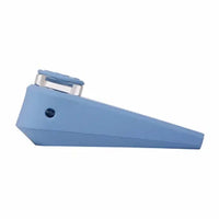 Softglass "Token" hand pipe made of durable silicone and glass, sleek and compact design. Cerulean - side