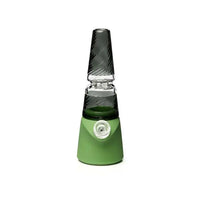 Softglass Totem Bong premium glass water pipe with artistic totem design - pistachio - front