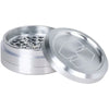 Stache Products 3pc 2.25" Slim Grinder – Fast Shipping Australia-Wide - silver